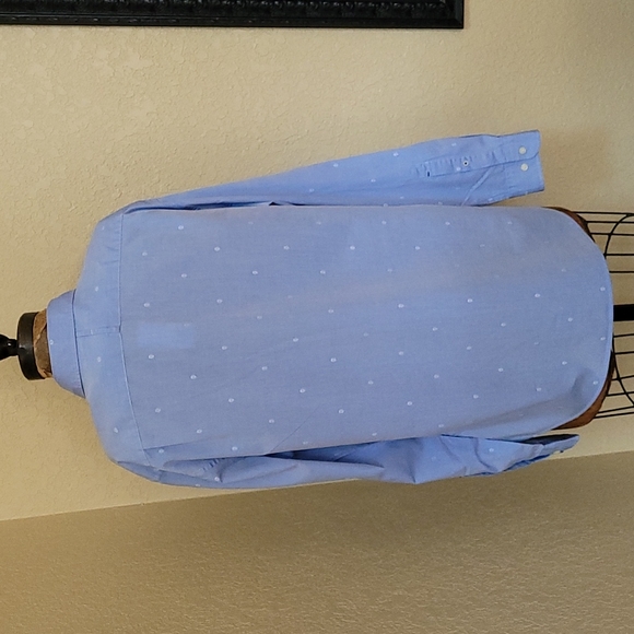 SOLD MENS Banana Republic Skull Print Camden Fit Cotton Button Down Shirt Size L - Picture 4 of 8